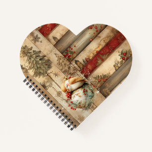 Winter Cottage Waldvogel Notizbuch