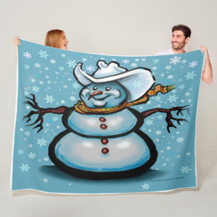 Winter Cowboy Fleecedecke