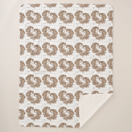 Winter Cozy Sherpa-Decke Sherpadecke