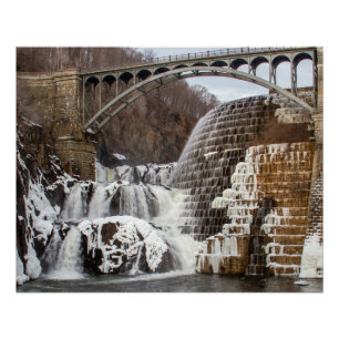 Winter, Croton-Staudamm Poster