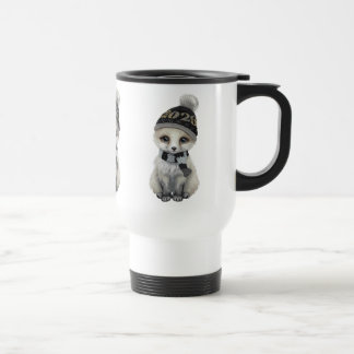 Winter Cutie Mug  Cute Winter Animal Coffee Cup  Reisebecher
