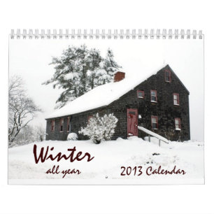 Winter das ganze Jahr Kalender