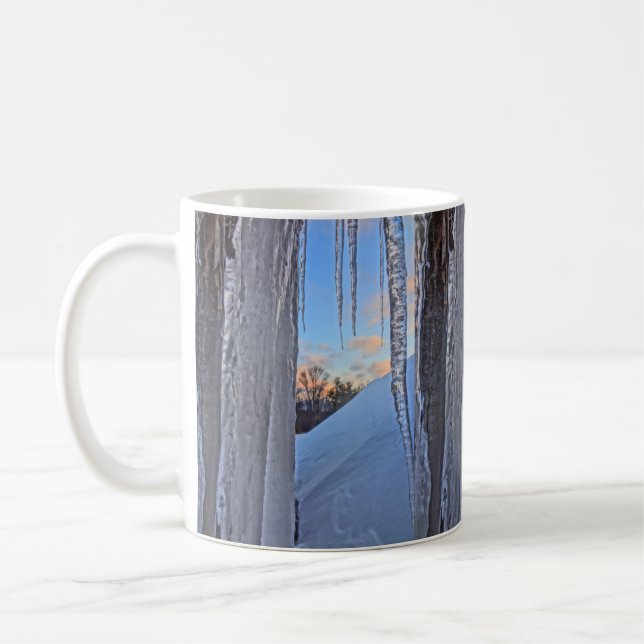 Winter Dawn Icicles Tasse (Links)