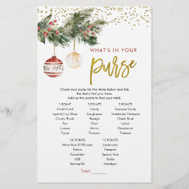 Winter Deck Brautparty Purse Game