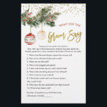 Winter Deck die Hallen Brautparty Was Groom sagt<br><div class="desc">Winter Deck Brautparty Was Groom Say Game sagt</div>