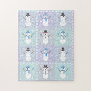 Winter-Deckenteppich Puzzle