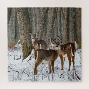 Winter Deer 20x20 herausfordernd Puzzle