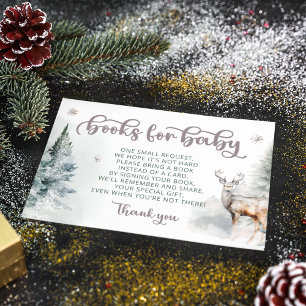 Winter Dei Woodland Books for Baby Begleitkarte