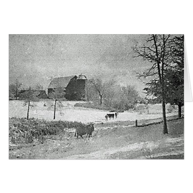 Winter des Bauernhofs (Vorderseite (Horizontal))