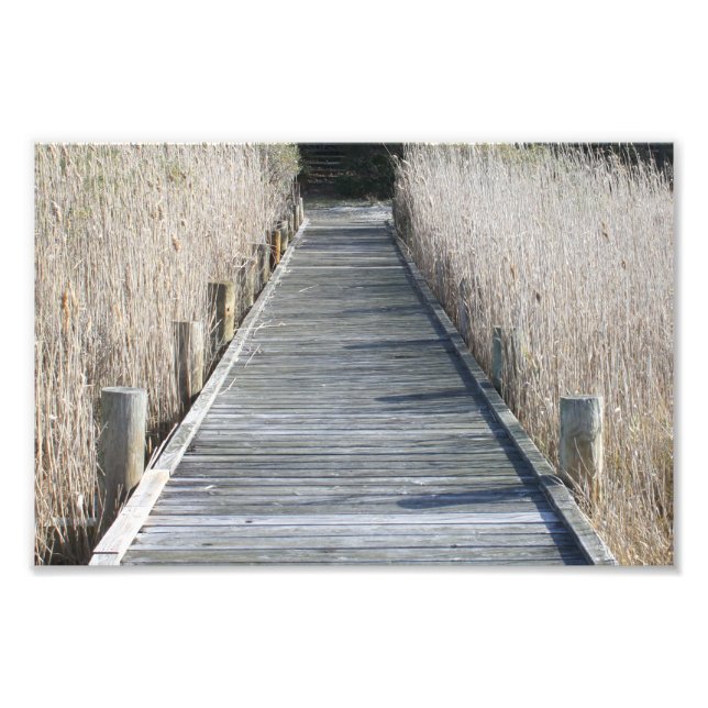 Winter Dock Fotodruck (Vorne)