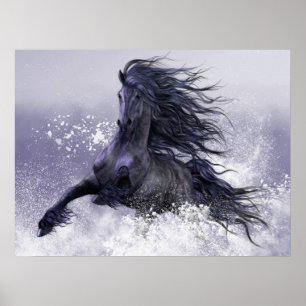 Winter-Donner-Plakat Poster