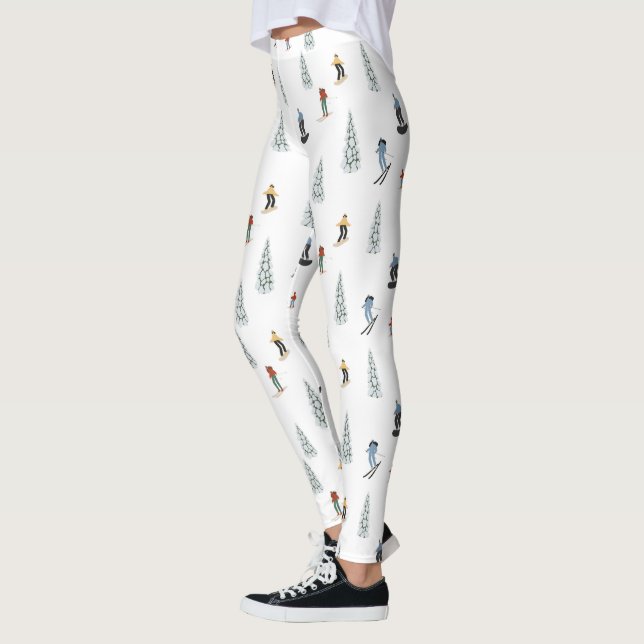 Winter Downhill Pattern Leggings (Links)