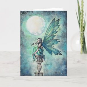 Winter Dream Fairy Fantasy Kunst, Dichtung und Mus Karte