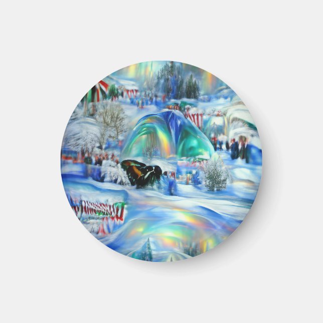 Winter Dreamscape Magnet (Vorne)