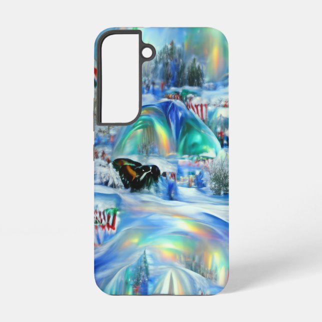 Winter Dreamscape Samsung Galaxy Hülle (Rückseite)