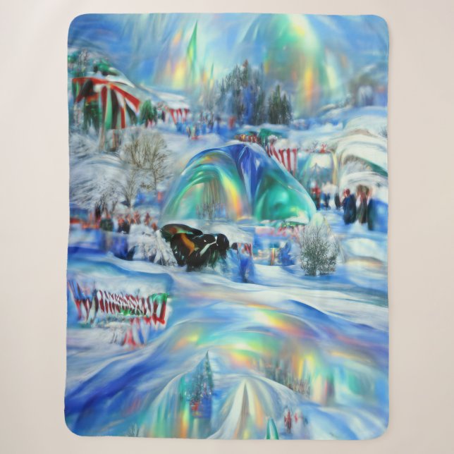 Winter Dreamscape Sherpadecke (Vorderseite)