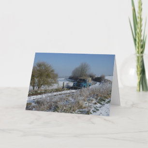Winter Drive Feiertagskarte