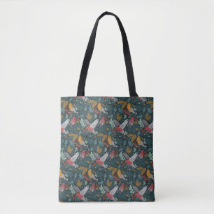 Winter Earth Song Green Toto Bag