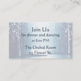 Winter Egrets Empfang Cards Begleitkarte