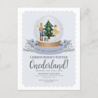 Winter Ein-Land Nussknacker erste Geburtstagseinla
