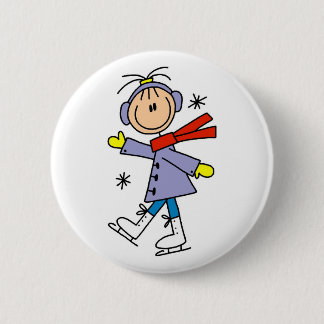 Winter-Eis-Skaten Button