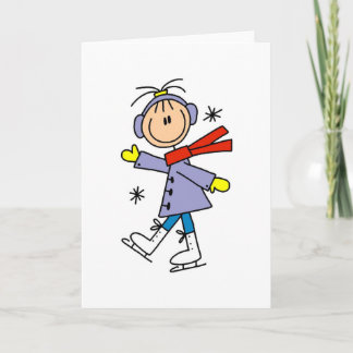 Winter-Eis-Skaten Karte