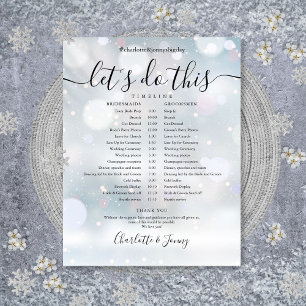Winter-Elegant-Script-Hochzeitsplan Zeitachse