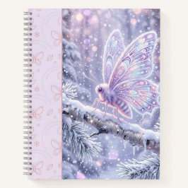 Winter-Enchanted-Schmetterling Notizbuch