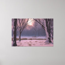 Winter Ethereal Leinwanddruck