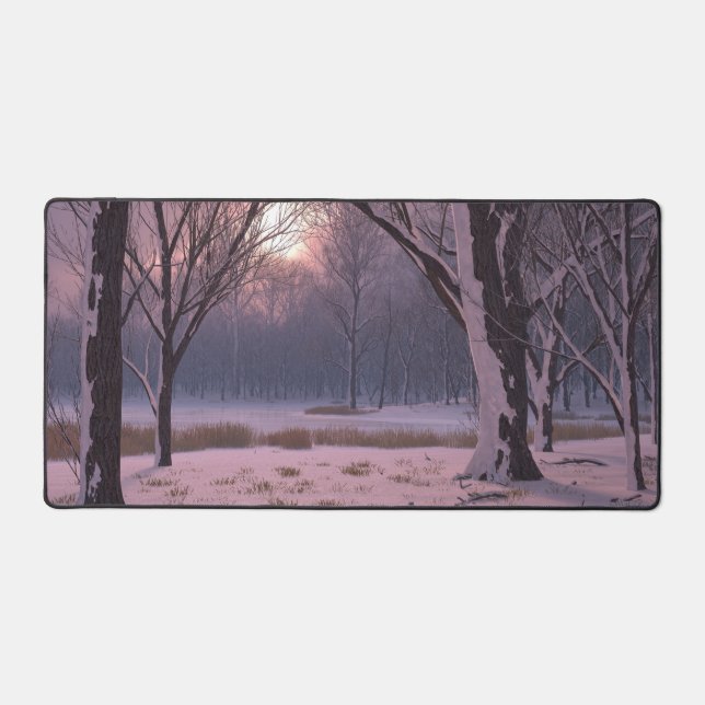 Winter Ethereal Schreibtischunterlage (Vorderseite)