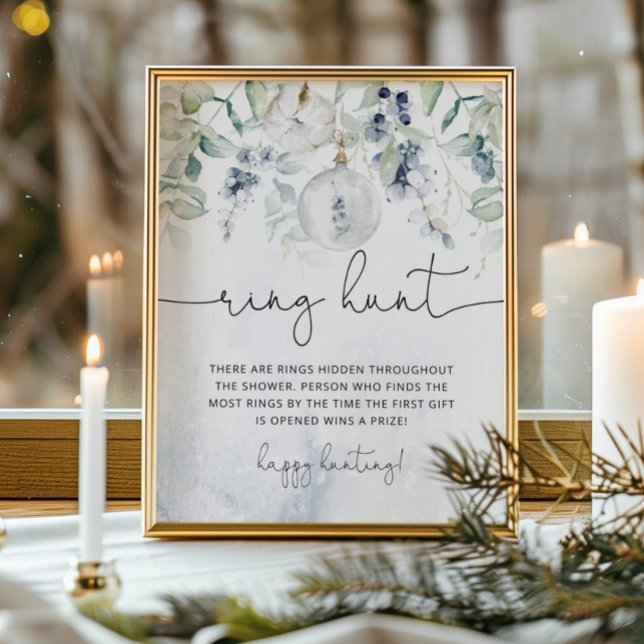 Winter-Eukalyptus-Ring-Suche Poster (Von Creator hochgeladen)