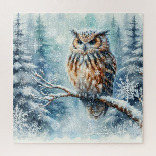 Winter-Eulen-Rätsel Puzzle