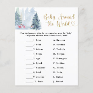 Winter Evergreen - Baby rund um das Weltspiel