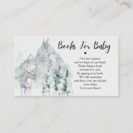 Winter Evergreen Books For Baby Enclosure Card Begleitkarte