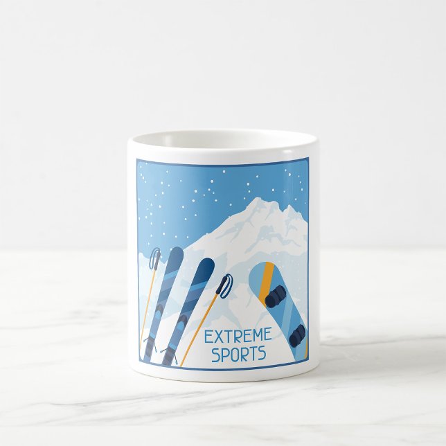Winter Extreme Sports Kaffeetasse (Von Creator hochgeladen)