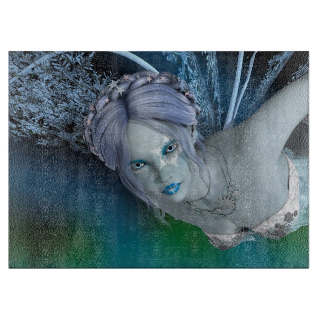 Winter Fairy Schneidebrett (Vorderseite)