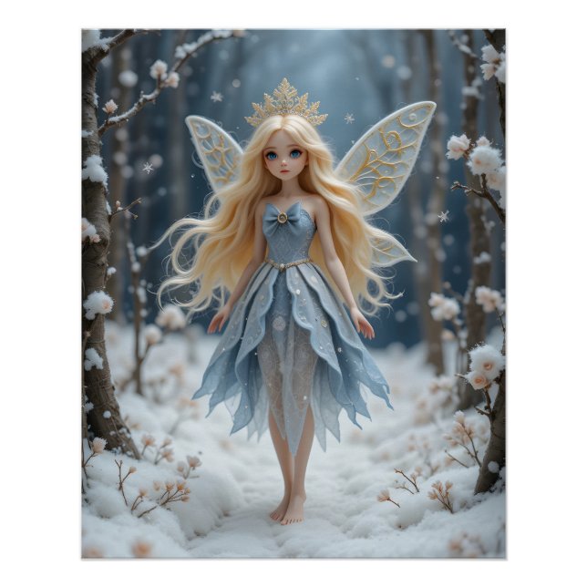 Winter Fairy Verzauberung Poster (Vorderseite)