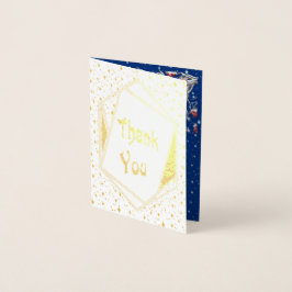 Winter Fantasy Danke Folienkarte