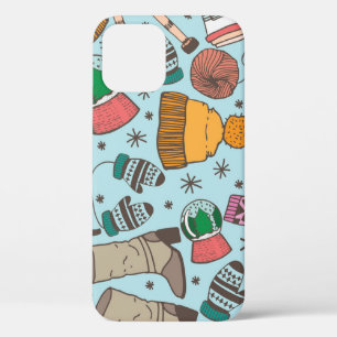 Winter Fashion Doodle Sketch Muster Case-Mate iPhone Hülle