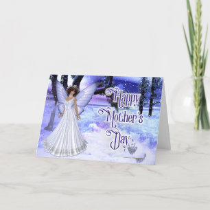 Winter Fee - Fantasy Mother Day Card Karte