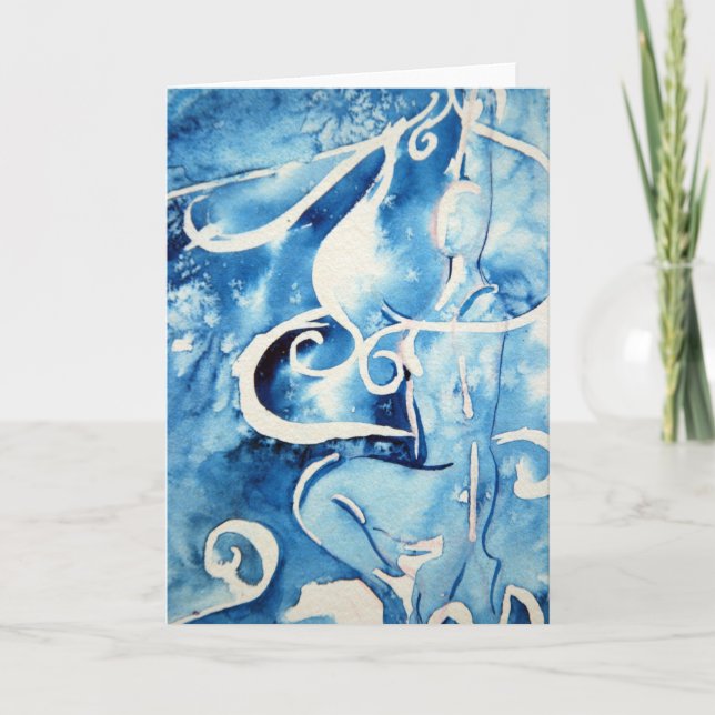 Winter-Fee-Karte Feiertagskarte (Vorderseite)