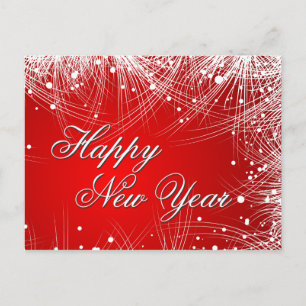 Winter Feel New Year Custom Grußkarte Feiertagspostkarte