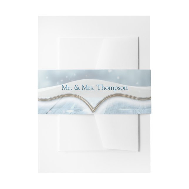 Winter Feiertag Einladungsbanderole (Vorderseite Beispiel)