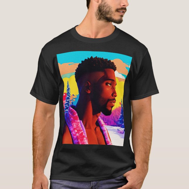 Winter-Feiertags-Schönling 2501 T-Shirt (Vorderseite)
