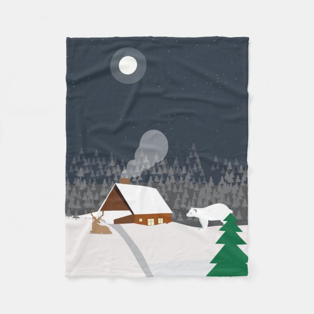 Winter Fleecedecke (Vorderseite)
