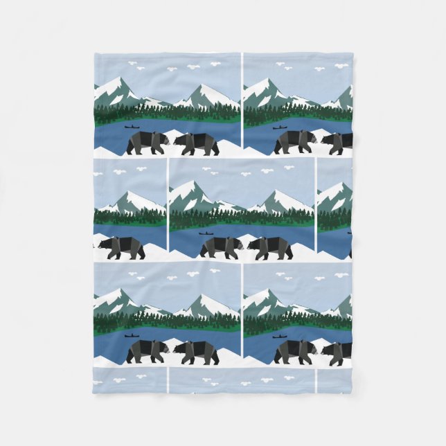 Winter Fleecedecke (Vorderseite)