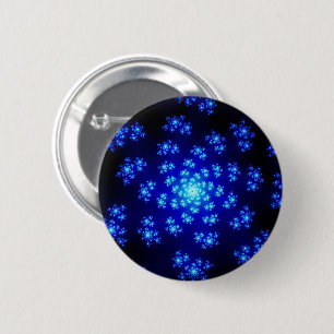 Winter Floral Sprinkles Button