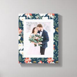 Winter floral | Urlaub Leinwanddruck