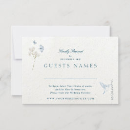 Winter Florals Classic Wedding QR CODE UAWG Einladung