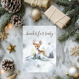 Winter Forest Baby Deer Baby Shooting Books for Ba Begleitkarte